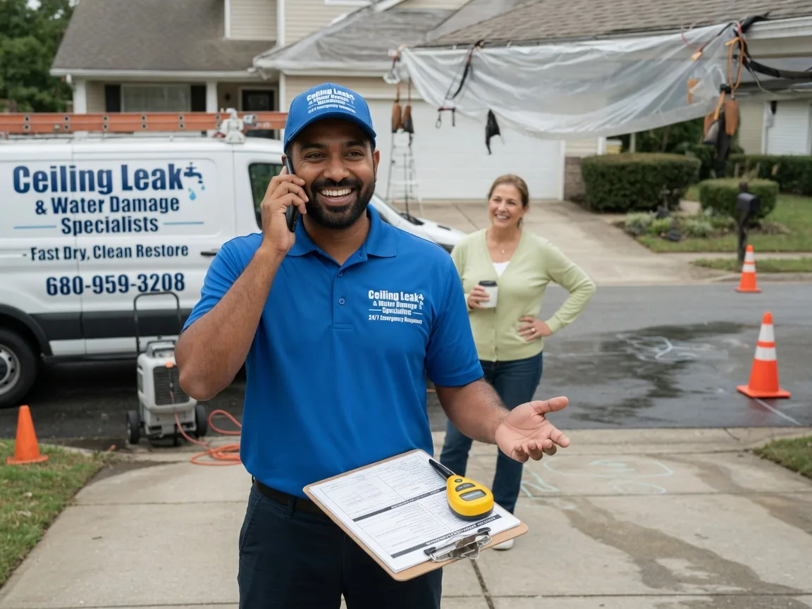 Ceiling Leak Cleanup Clementon, NJ FAQs